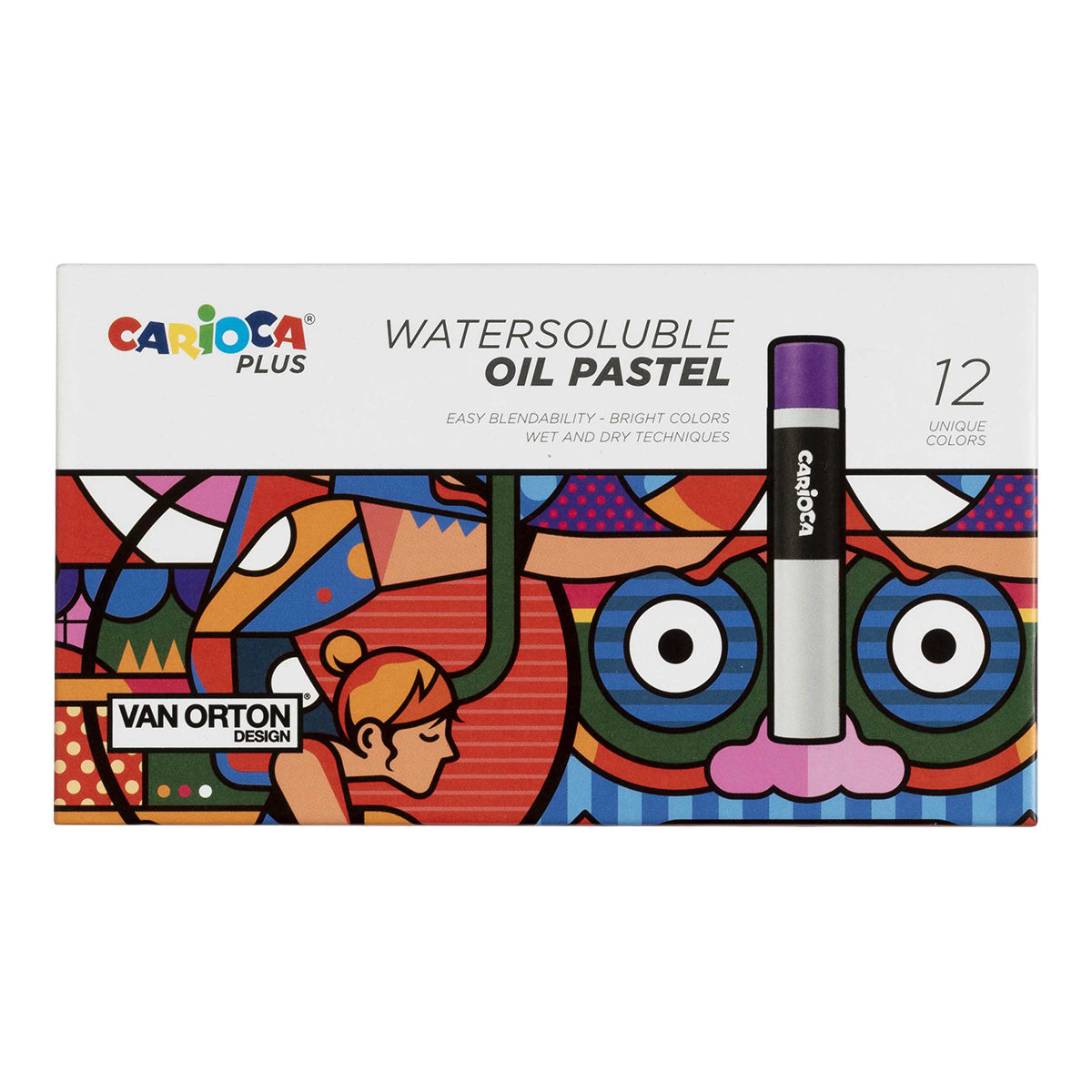 Olejové pastely Carioca PLUS - box 12 ks
