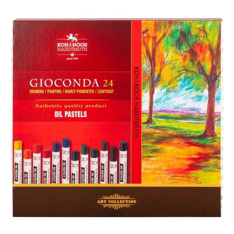 Olejové pastely Koh-i-noor - GIOCONDA 8354 - 24 ks