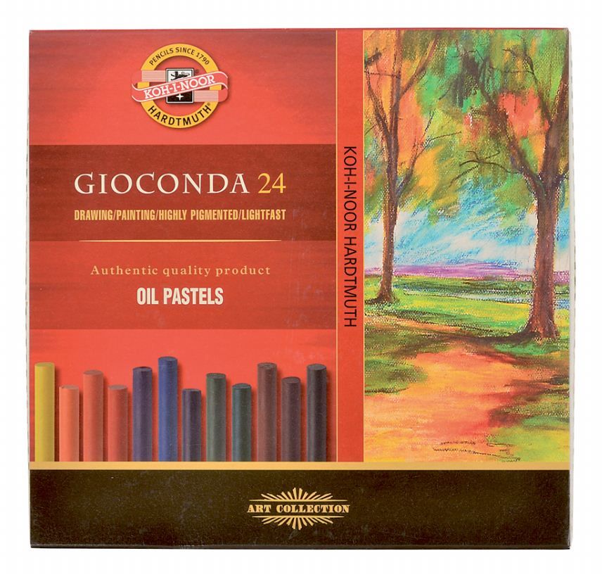 Olejové pastely Koh-i-noor - GIOCONDA 8354 - 24 ks