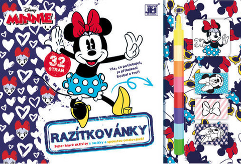 Obrázek produktu: Omalovánka- razítkovánky - Minnie