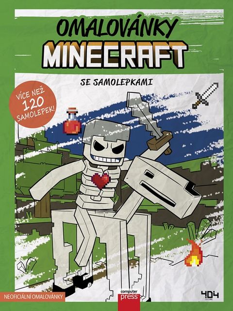 Obrázek produktu: Omalovánky Minecraft se samolepkami
