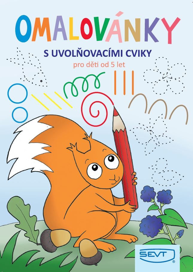 Omalovánky s uvolňovacími cviky SEVT pro děti od 5 let