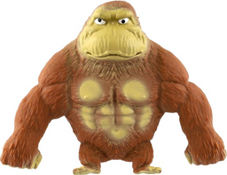 Obrázek produktu: Opice gorila antistresová silikonová zvířátko mačkací plněné pískem