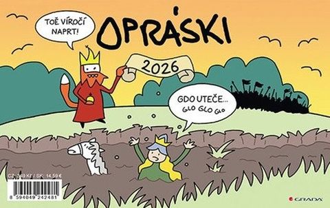 Obrázek produktu: Opráski 2026 - kalendář stolní