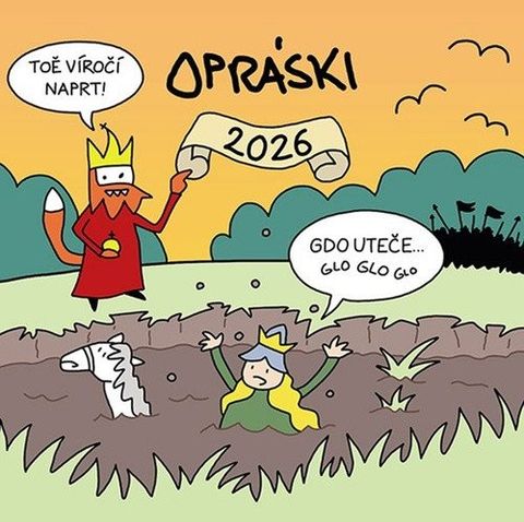 Obrázek produktu: Opráski - Kalendář 2026 nástěnný
