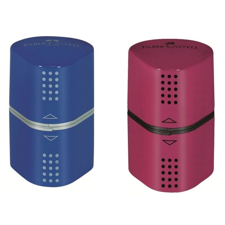 Ořezávátko Faber Castell Grip 2001 červená modrá Faber-Castell