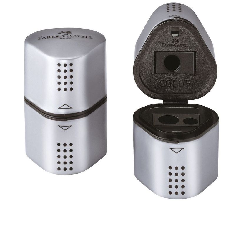 Ořezávátko Faber Castell Grip 2001 stříbrná Faber-Castell