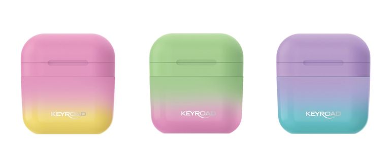 Ořezávátko KEYROAD AirDuo Pastel dvojité s kontejnerem - mix barev