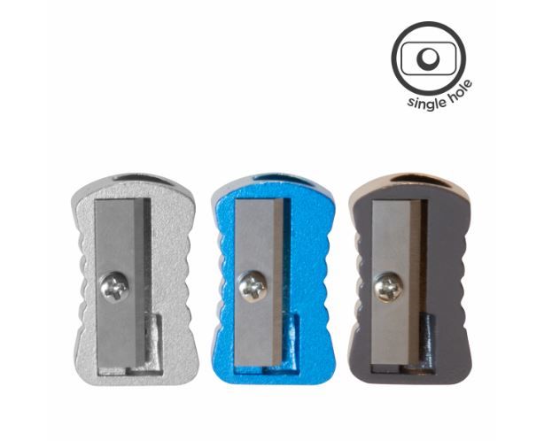 Ořezávátko Spoko Solid jednoduché, kovové - mix barev