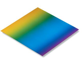 Origami papír duhový 100 g/m2 - 10 × 10 cm, 100 archů