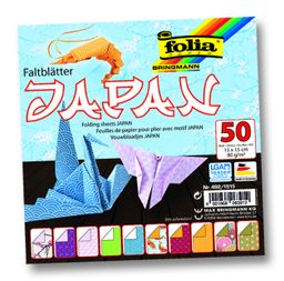 Obrázek produktu: Origami papír Japonsko 80 g/m2 - 15 × 15 cm, 50 archů