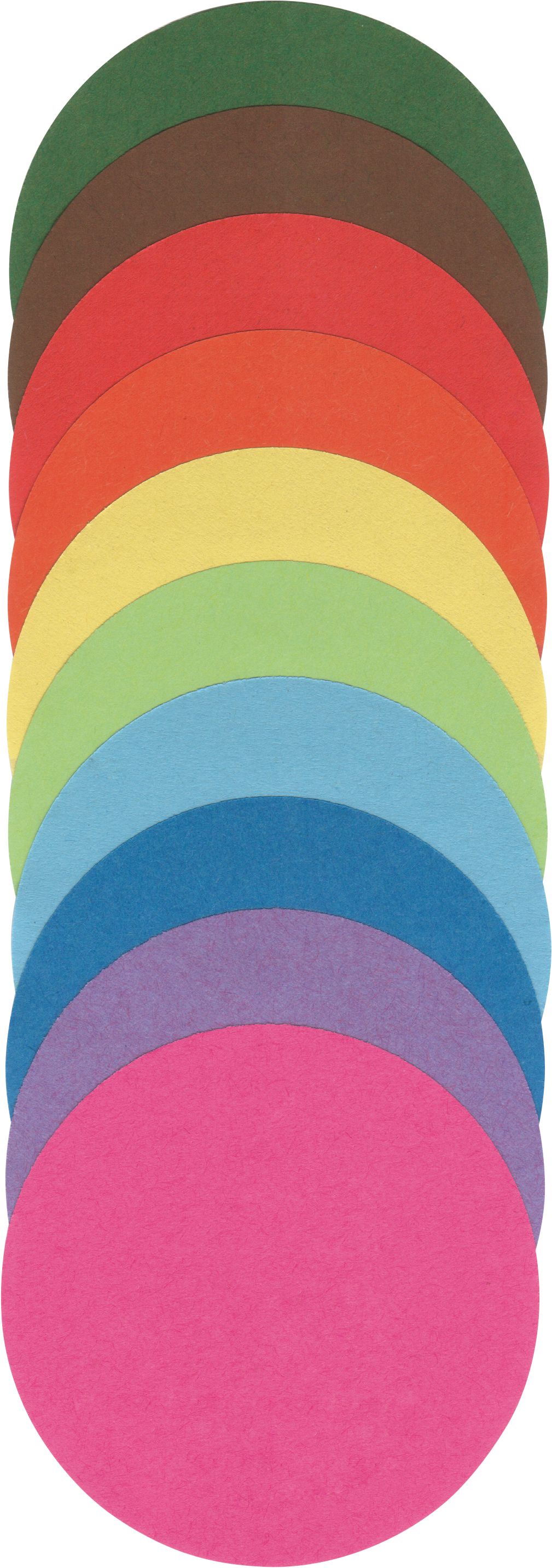 Origami papír o Ø 18 cm 100 archů v 10ti barvách