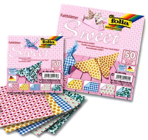 Obrázek produktu: Origami papír Sweet 80 g/m2 - 15 × 15 cm, 50 archů