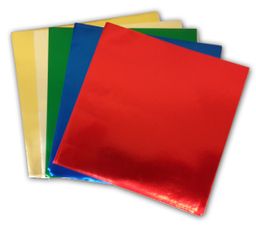 Obrázek produktu: Origami papír z alufolie - 15 × 15 cm, 50 archů