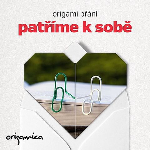 Obrázek produktu: Origami přání - Patříme k sobě