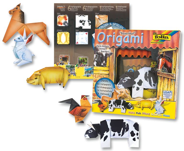Levně Origami - sada na výrobu domácích zvířat
