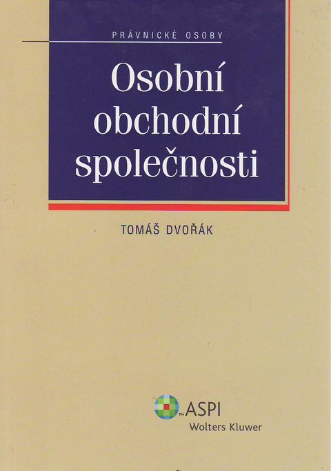 Obrázek produktu: Osobní obchodní společnosti