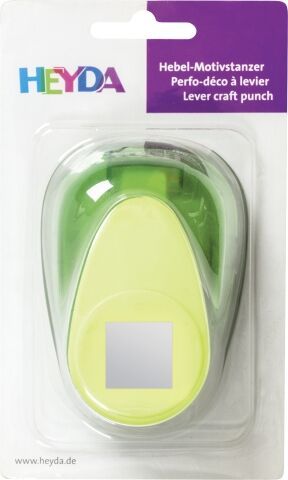 Obrázek produktu: Ozdobná děrovačka na papír Heyda, 25 mm - Čtverec