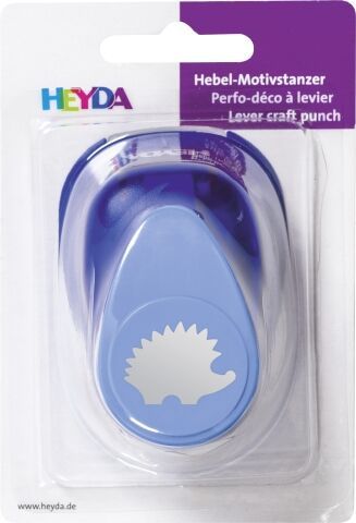 Obrázek produktu: Ozdobná děrovačka na papír Heyda, 25 mm - Ježek