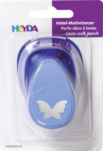 Obrázek produktu: Ozdobná děrovačka na papír Heyda, 25 mm - Motýl