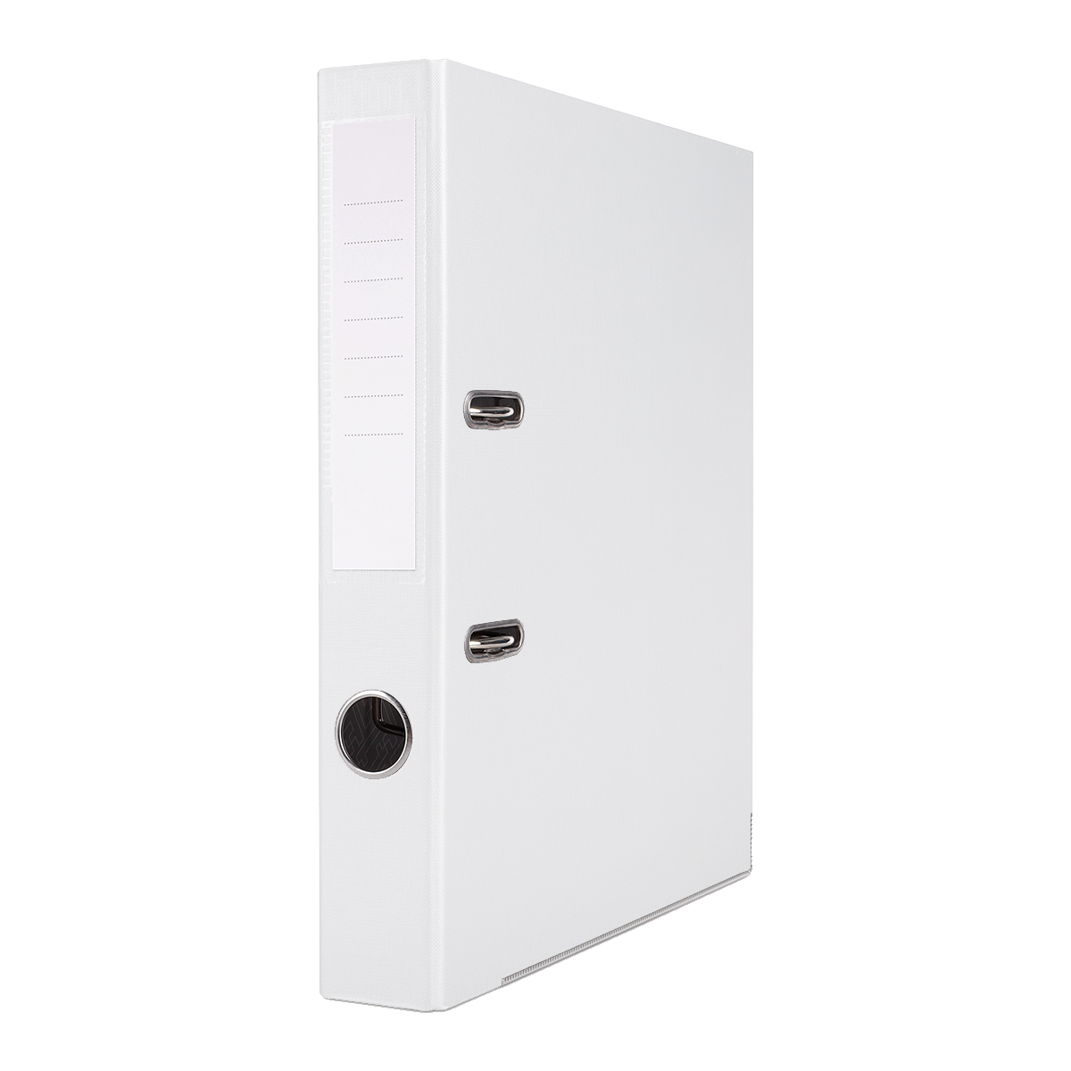 Pákový pořadač Basic A4 5 cm, PP, kovová lišta - bílý