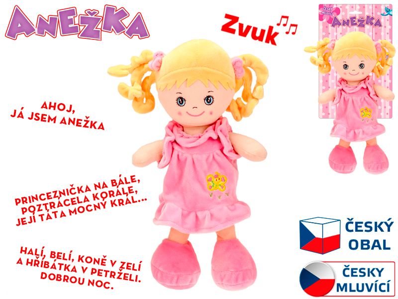 Panenka Anežka, 36 cm blondýna