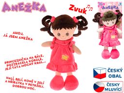 Obrázek produktu: Panenka Anežka, 36 cm brunetka