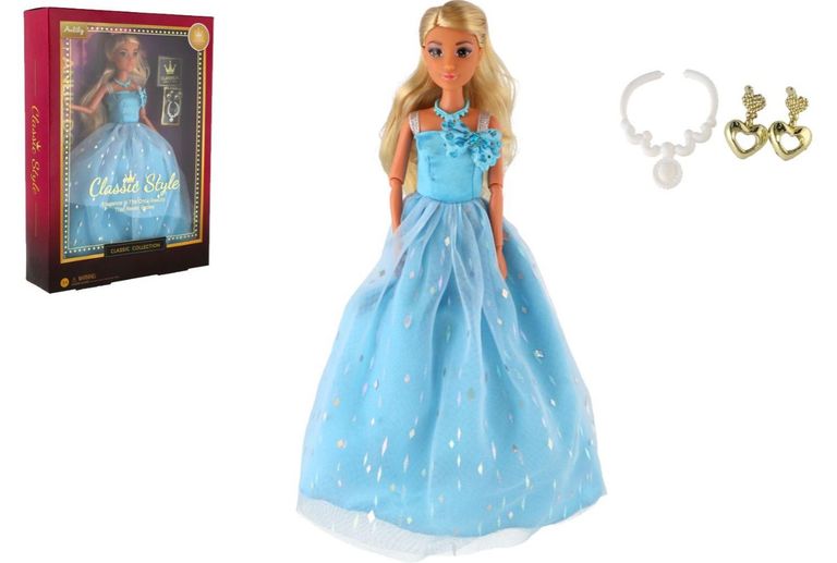 Panenka Anlily kloubová ve večerních šatech