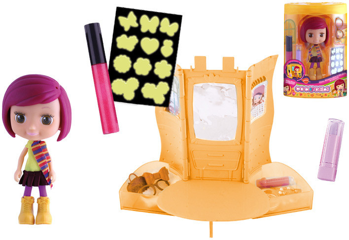 Levně Panenka Cocodels Sephie 16cm s pokojíčkem a make-up doplňky