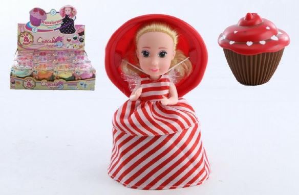 Teddies Panenka Cupcake plast 15cm vonící 
