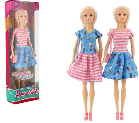 Obrázek produktu: Panenka Lynna s dlouhými vlasy 30 cm, mix barev