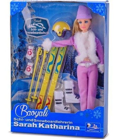 Obrázek produktu: Panenka lyžařka 29 cm s doplňky, mix barev