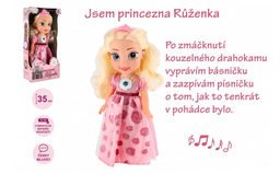 Obrázek produktu: Panenka princezna Růženka 35 cm, česky mluvící na baterie