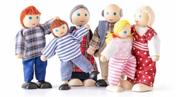 Panenky do domečku, 6 ks