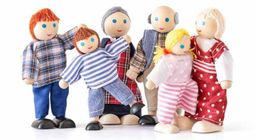 Obrázek produktu: Panenky do domečku, 6 ks