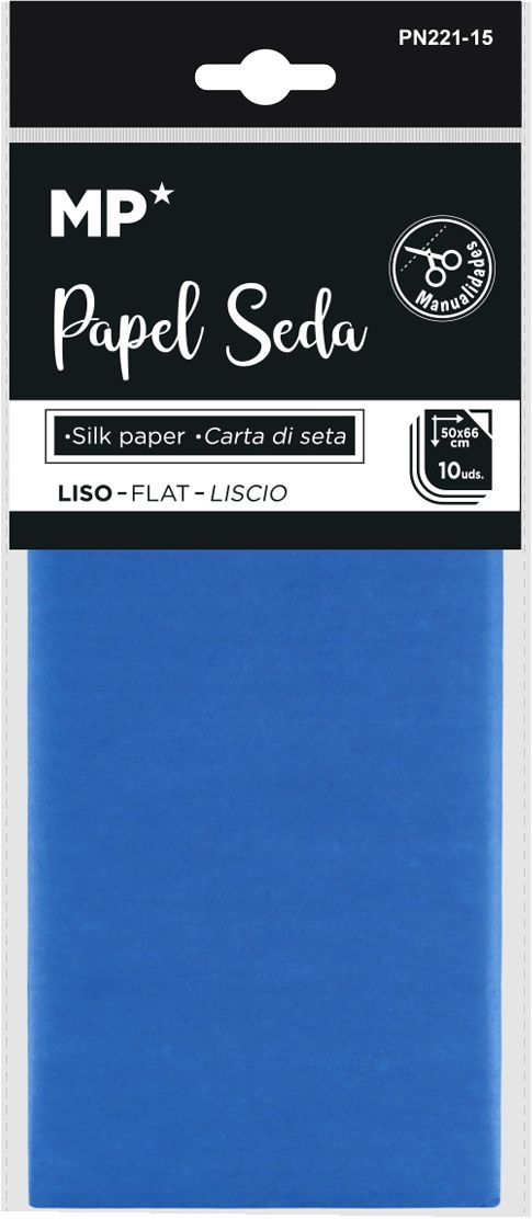 Papír hedvábný 50 × 66 cm - 10 ks tmavě modrý