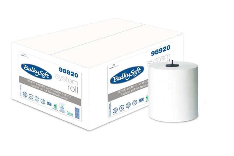 Papírové ručníky v roli BulkySoft 98920 (6 ks)