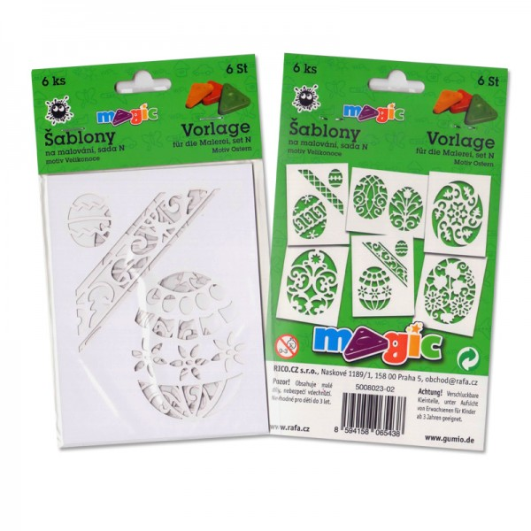 Papírové šablony - Velikonoce