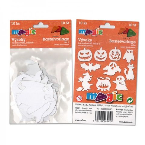 Obrázek produktu: Papírové výseky - Halloween - 10 ks