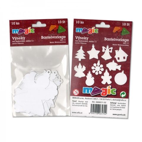 Obrázek produktu: Papírové výseky - Vánoce - 10 ks