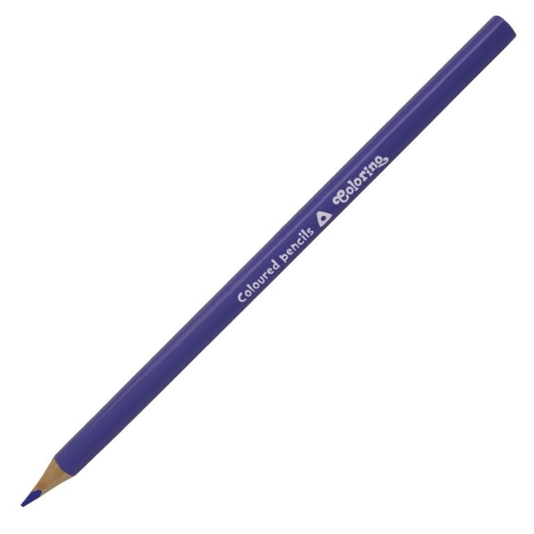 Pastelka Colorino trojhranná - fialová, 1 ks