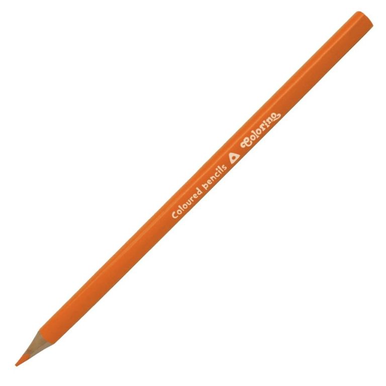 Pastelka Colorino trojhranná - oranžová, 1 ks