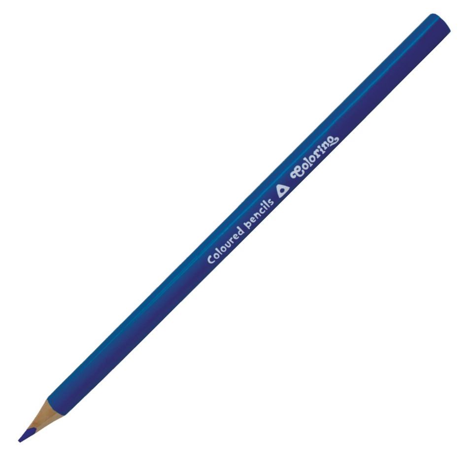 Pastelka Colorino trojhranná - tmavě modrá, 1 ks