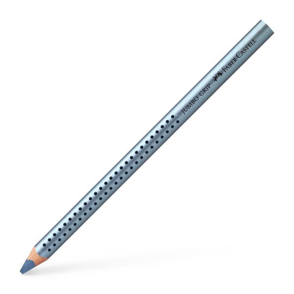 Pastelka Faber-Castell Jumbo Grip Metalická - Modrá