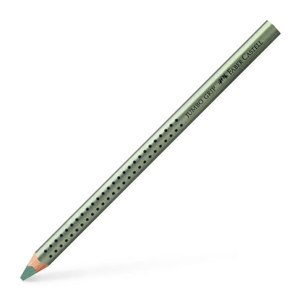 Pastelka trojboká Faber Castell JUMBO GRIP Metallic zelená Faber-Castell