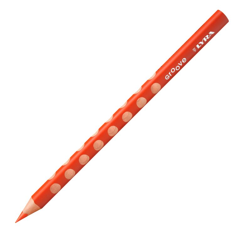 Pastelka Lyra GROOVE JUMBO, trojhranná - benátská červená