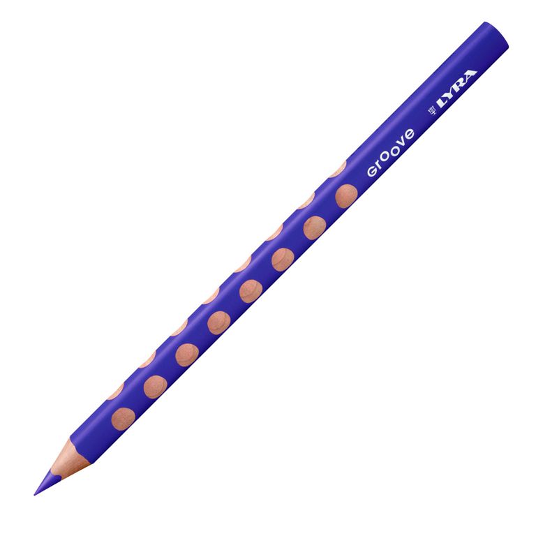 Levně Pastelka Lyra GROOVE JUMBO, trojhranná - fialová