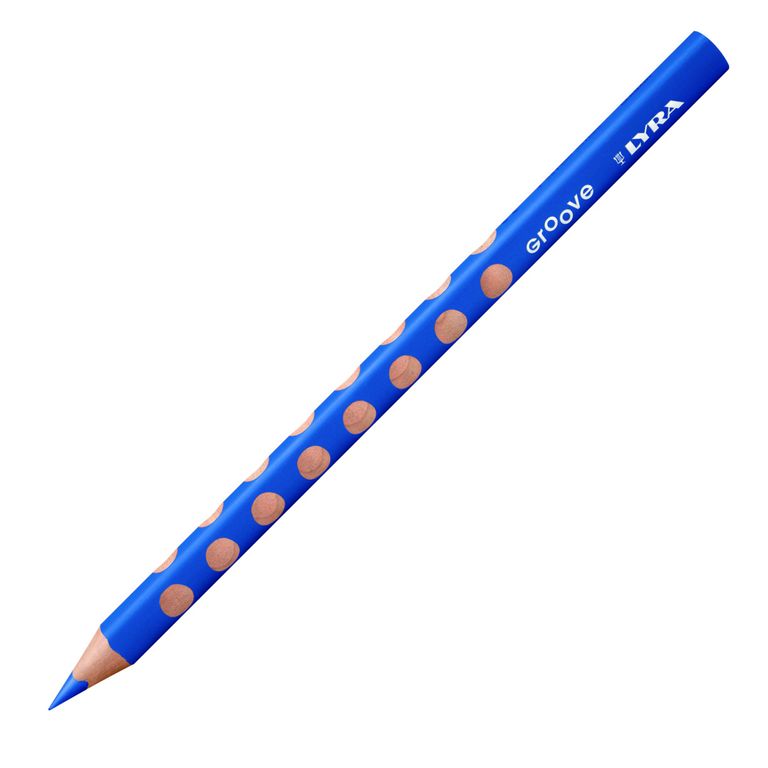 Pastelka Lyra GROOVE JUMBO, trojhranná - pruská modrá