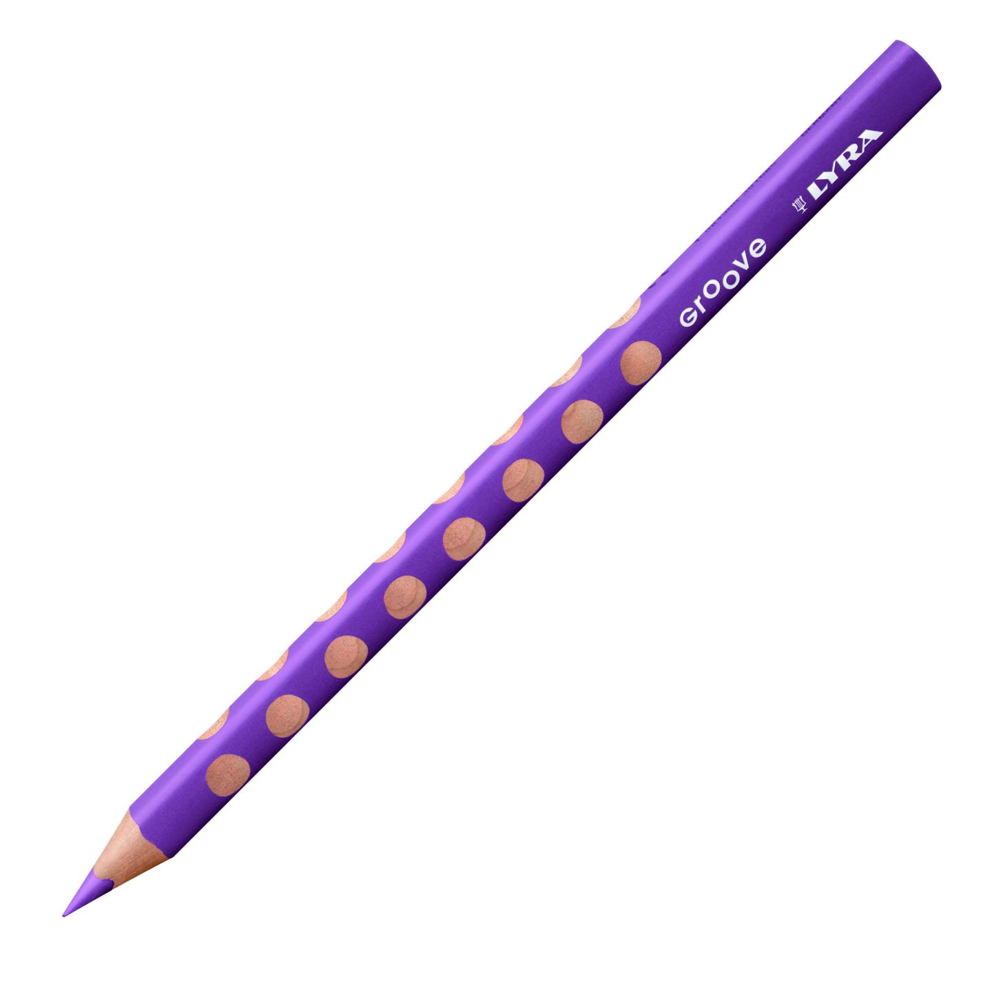 Pastelka Lyra GROOVE JUMBO, trojhranná - sv. fialová