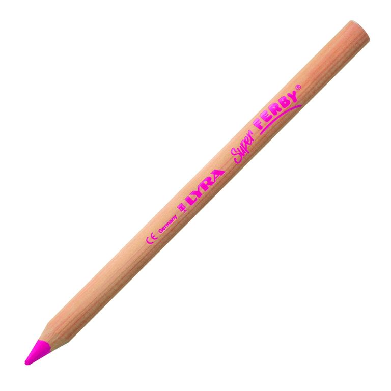Pastelka Lyra Super Ferby Nature JUMBO, trojhranná - magenta